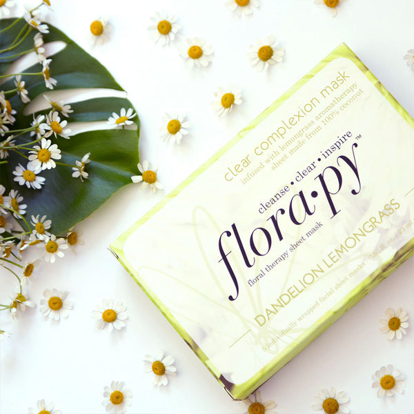 Clear Complexion Aromatherapy Sheet Mask, Dandelion Lemongrass, 5 Count
