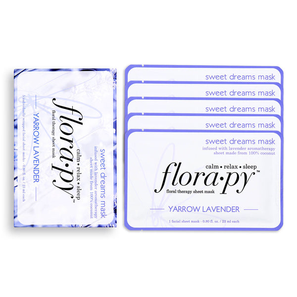 Sweet Dreams Aromatherapy Sheet Mask, Yarrow Lavender