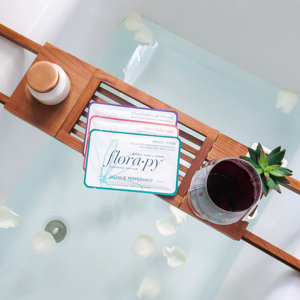 Detox Aromatherapy Sheet Mask, Jasmine Peppermint, 5 Count