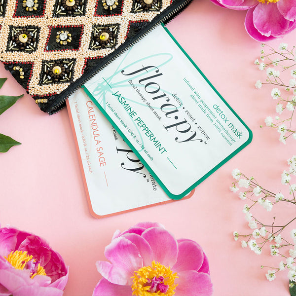 Detox Aromatherapy Sheet Mask, Jasmine Peppermint