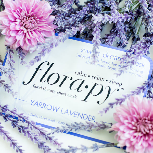 Sweet Dreams Aromatherapy Sheet Mask, Yarrow Lavender