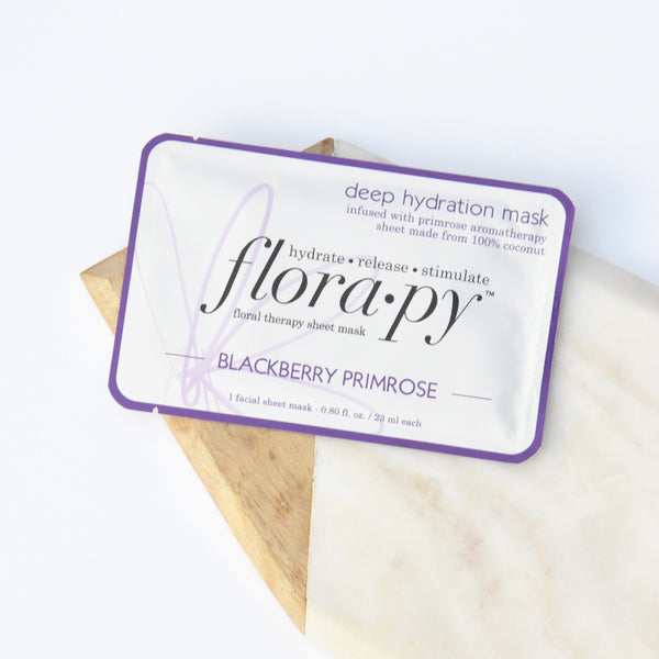 Deep Hydration Aromatherapy Sheet Mask, Blackberry Primrose