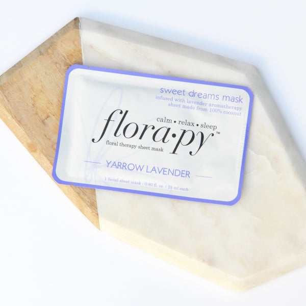 Sweet Dreams Aromatherapy Sheet Mask, Yarrow Lavender