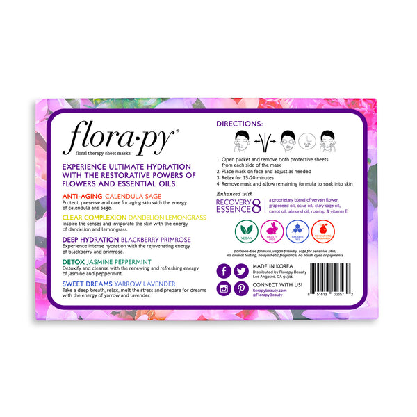 Assorted Sheet Mask Set, 5 Count