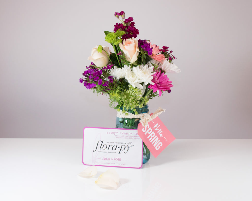 DIY Sweetly Simple Aromatherapy Flower Arrangement