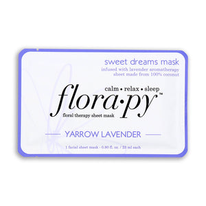 Sweet Dreams Aromatherapy Sheet Mask, Yarrow Lavender