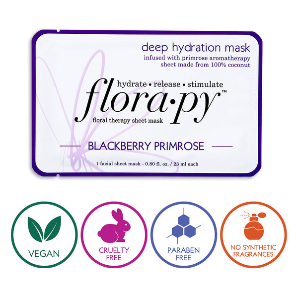 Deep Hydration Aromatherapy Sheet Mask, Blackberry Primrose