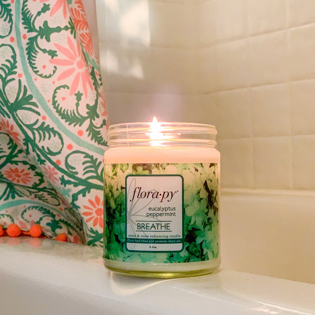Breathe Aromatherapy Candle All-Natural with Pure Essential Oils
